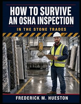 Book cover for 'How to Survive an OSHA Inspection: A Practical Guide for Stone & Tile Contractors'