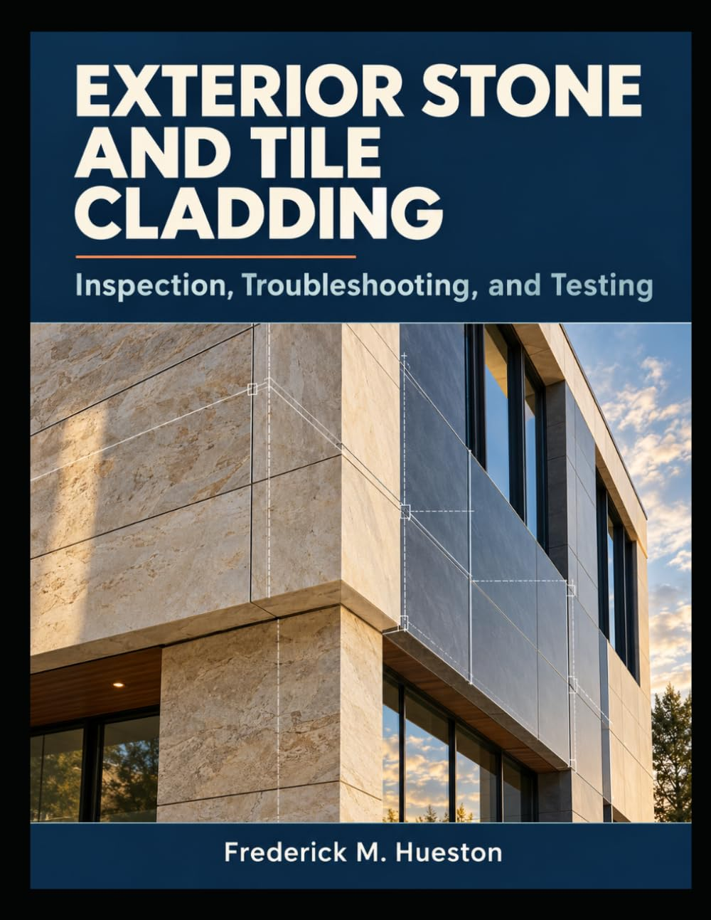 Cover of Exterior Stone and Tile Cladding: Inspection, Troubleshooting, and Testing by Frederick M. Hueston